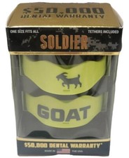 2 Pack Soldier Sports Custom All Sports Mouthguard, Neon Goat  Adult New