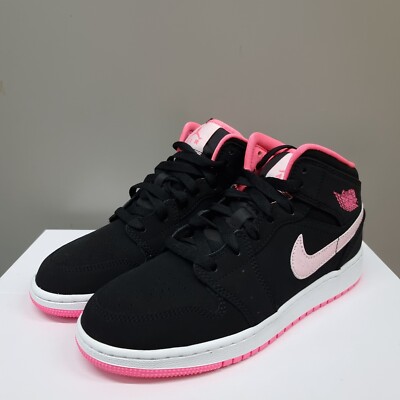 air jordan 1 mid black digital pink