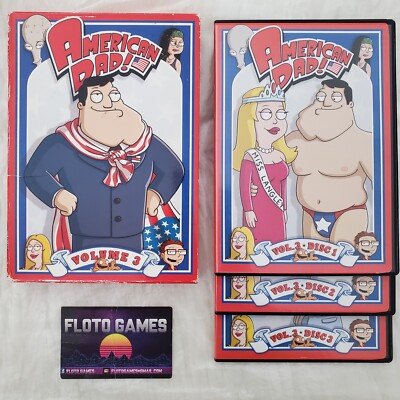 DVD ZONE 1 US: American Dad - Volume 3 - Series - Floto Games