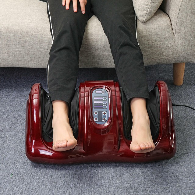 Best Choice Products Therapeutic Kneading and Rolling Shiatsu Foot Massager Red eBay
