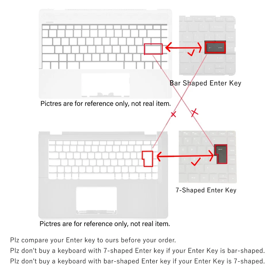 PC Keyboard For Samsung NP275E5E NP275E5V NP350V5C NP355V5C NP550P5C, NP 550P5C - Image 3 of 4
