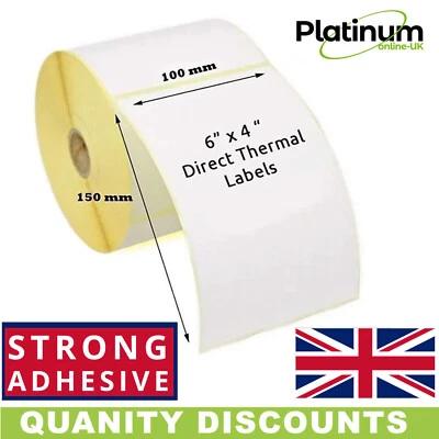 PLATINUMONLINE-UK 10 x ROLLEN ROYAL MAIL ETIKETTEN 4X6 ZOLL THERMISCH DIREKT FÜR ZEBRA DRUCKER 5000 ETIKETTEN