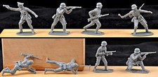 Airfix WWII German Infantry - 27 figures - 1990s production mint dealer stock