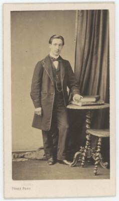 CDV Pierre Petit Circa 1865. Junger Mann, Familie Bachelot, Zu Identifizieren.