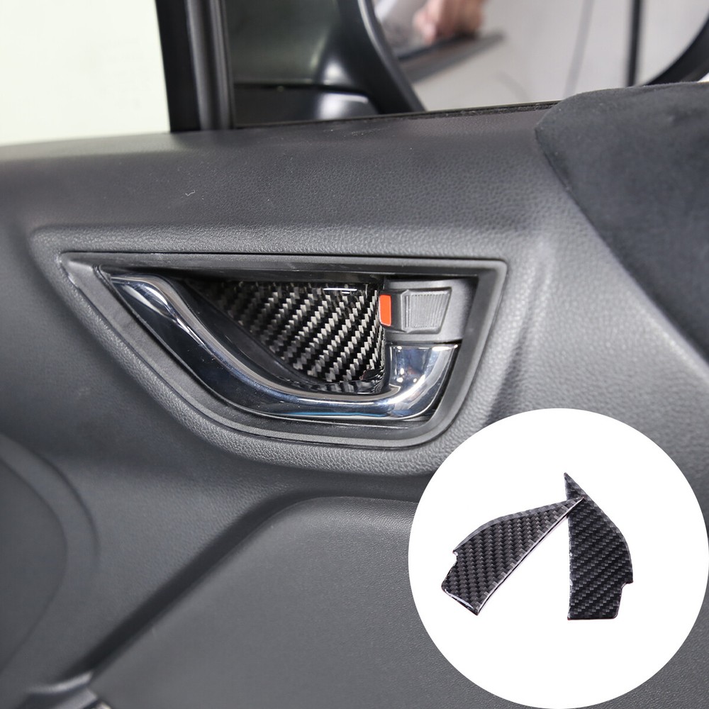 Carbon Inner Door Bowl Sticker Modification Accessories Trim For Sub@ru BRZ 2022