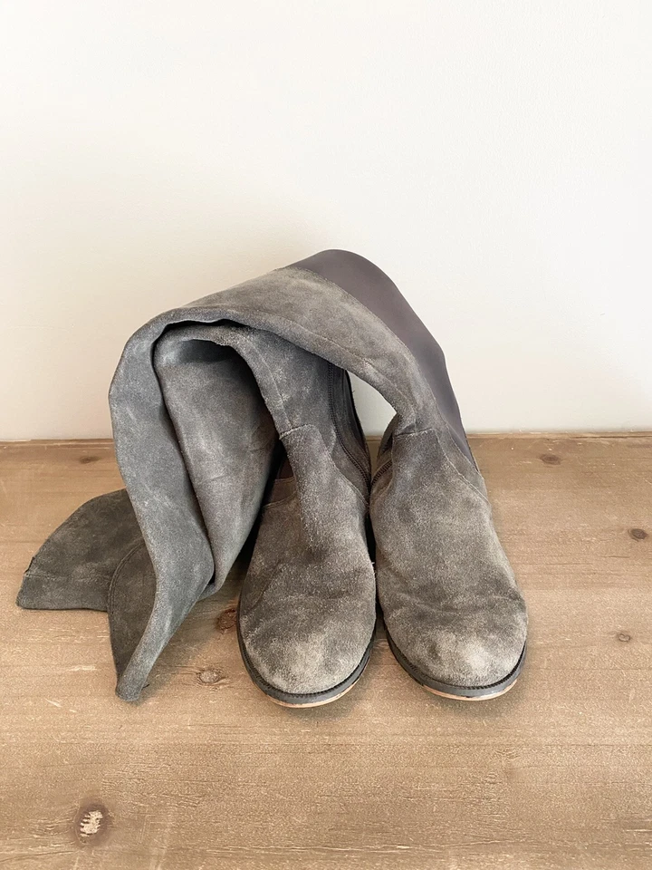 Botas de montar Corso Como hasta la rodilla gris talla 7 Foto 4 de 4