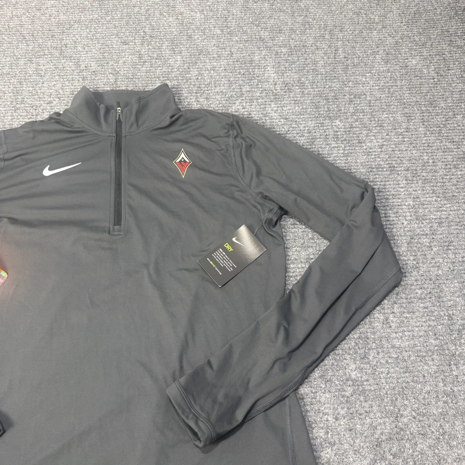 Pullover Las Vegas Aces para mujer XLT gris alto Nike Dri Fit WNBA 1/4 calentamiento XL Foto 3 de 4