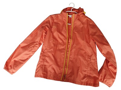 Leichte Laufjacke, Windjacke, Übergangsjacke, Sport, Outdoor, StrahlendesOrange