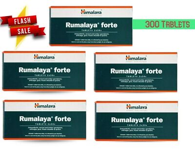 Himalaya Rumalaya Forte Tablette für Knochen- und Gelenkgesundheit 5 Boxen...