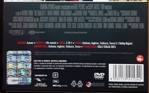 THE EQUALIZER 3 Senza Tregua di Antoine Foqua, Denzel Washington 2023, DVD, - Foto 3 di 3