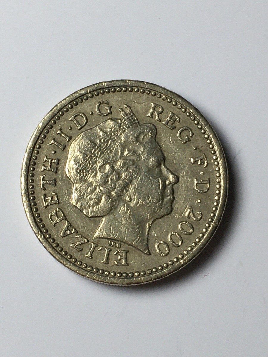 イギリス1ポンドピエフォー2000 ドラゴン