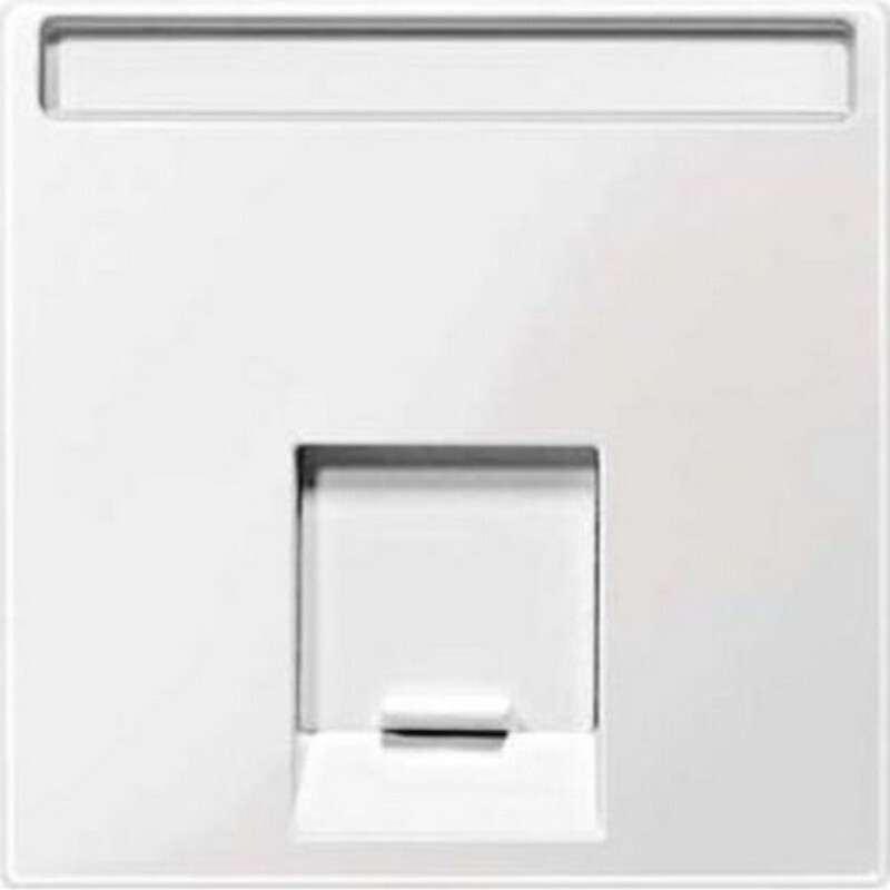 Schneider MTN469819 - Coprimozzo RJ45 Spl Mplan Blc Brillante