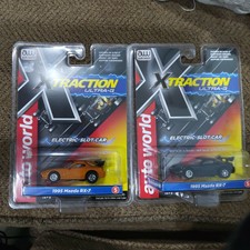 New Set of 2 Auto World SC368 Rel 34 Xtraction HO Scale Slot Cars 95 Mazda RX-7