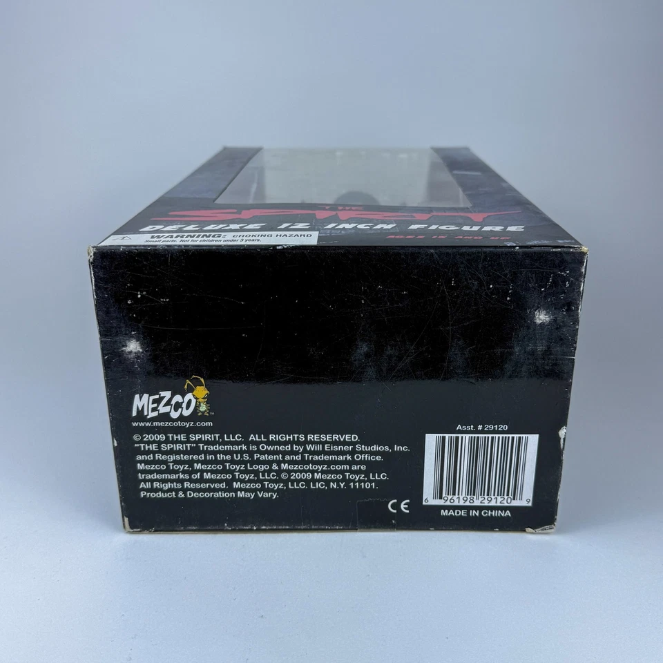 Boneco Mezco Toyz 2009 The Spirit Movie Deluxe 12" lacrado no pacote - Imagem 4 de 4