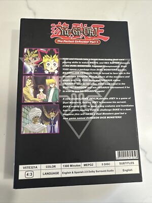 Yu-Gi-Oh! The Perfect Collection Part 1 DVD Box Set Of 5 DVDs | eBay