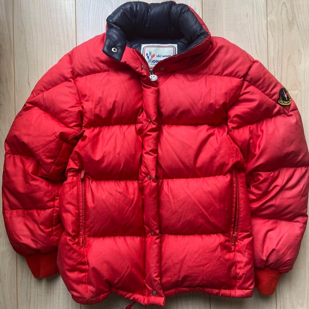 Vintage 80s Moncler Asics Men's Down Jacket SMQ772 Skiwear Color