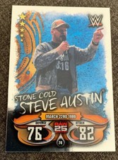 2018 Topps Slam Attax Live Base Card RAW Stone Cold  Steve Austin #074