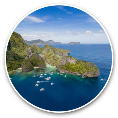 2 x Vinyl Aufkleber 15 cm - El Nido Palawan Philippinen #44955