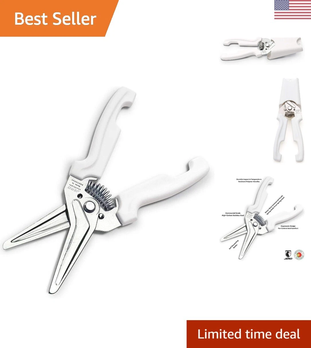 Stainless Steel Kitchen Shears with Holder - Perfect For Herbs, Floral Trimmi...
Opens in a new wind