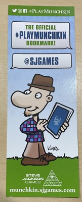 Munchkin Bookmark - The Official Playmunchkin- Card Game - Rare!!!