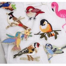 1 X Bird Iron Sew On Patch Applique Motif Craft Sewing Repair Embroidered Badge