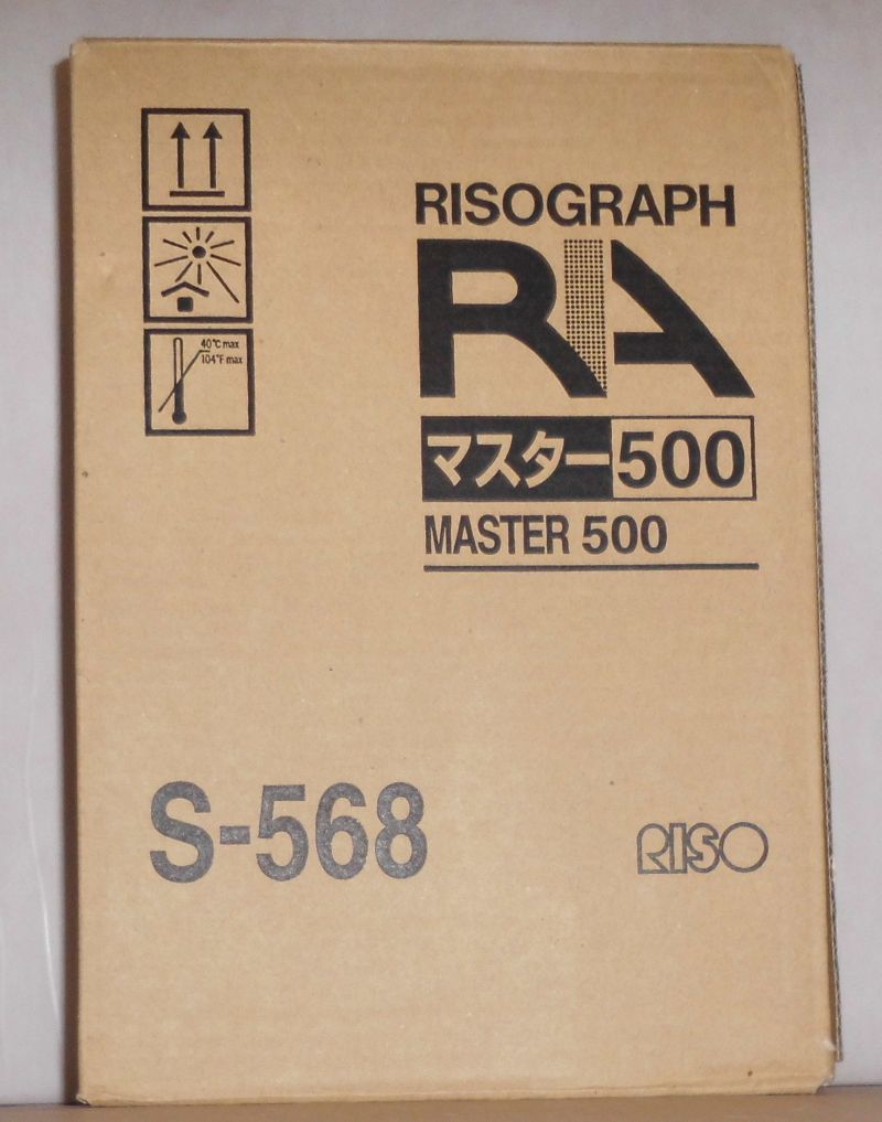Riso S-568 Master 500 Rollen Risograph für RA 4050 4200 4300