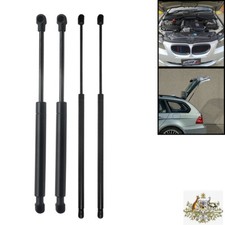 4 For BMW 5 Series E61 2004-2010 Front Hood+Rear Tailgate Struts Lift Supports