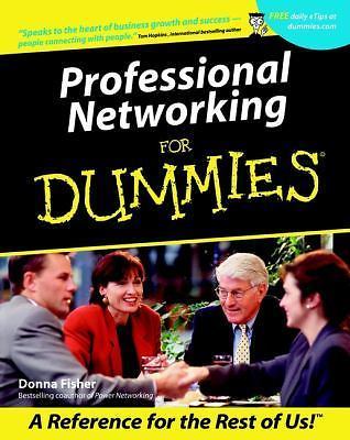 Professional Networking For Dummies - paperback, 9780764553462, Donna Fisher