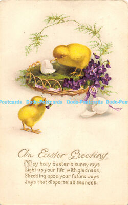 R172237 Ein Ostergruß. Mai Heilige Ostern Sonnenstrahlen. Der Alpha Verlag. 1