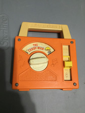Vintage 1978 Fisher Price 790 The Candy Man Windup Music Box Orange Radio WORKS!