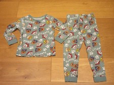 H&M Boys green Paw patrol long pyjamas, age 4 - 6 years