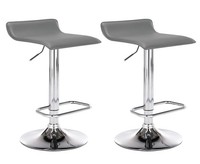 2Er Set Barhocker Dyn Grau