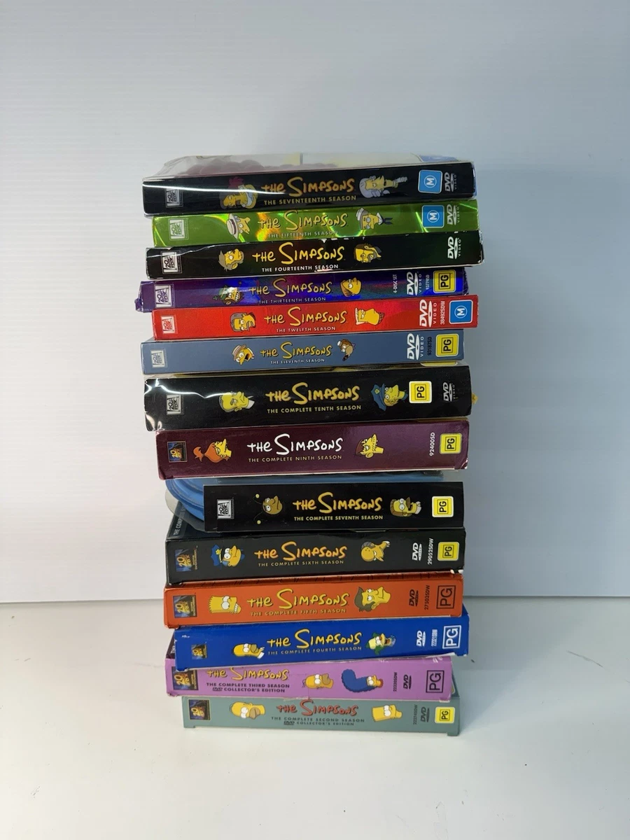 The Simpsons Series Collector’s Edition DVD Seasons 2-7 & 9-15 & 17