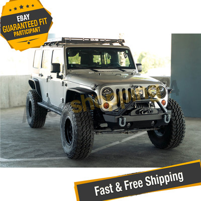 DV8 Offroad FDJK-07 Slim Fender Flares for 2007-2018 Jeep Wrangler JK