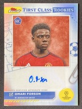 Omari Forson 2023-24 Topps First Ucl & Uel First Class Rookies Auto RC #RCA-OF