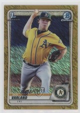 2020 Bowman Chrome Prospects Gold Shimmer Refractor /50 Gus Varland #BCP-38 xb2