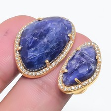 Russian Charoite Gemstone Handmade 925 Sterling Silver Jewelry Ring Size 7 W775