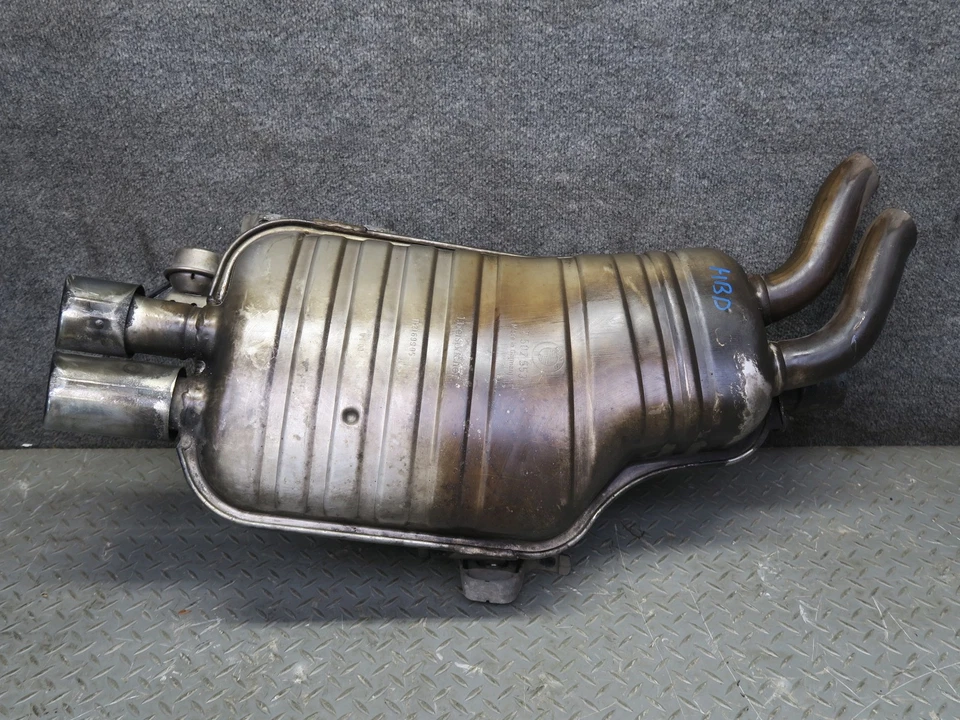 01-06 BMW E46 330ci CONVERTIBLE REAR EXHAUST MUFFLER 7502553 OEM - Image 1 of 4