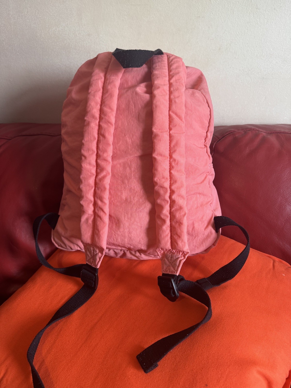 Kipling orange Medium Backpack excellent conditio… - image 3