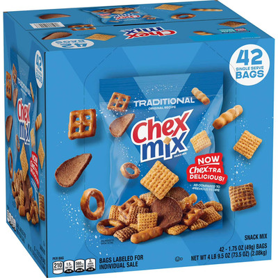 Chex Mix Traditional Savory Snack Mix (42 pk.) Great Price