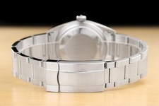 ROLEX MENS DATEJUST 16014 GRAY ROMAN DIAL 18K WHITE GOLD STAINLESS STEEL WATCH 6