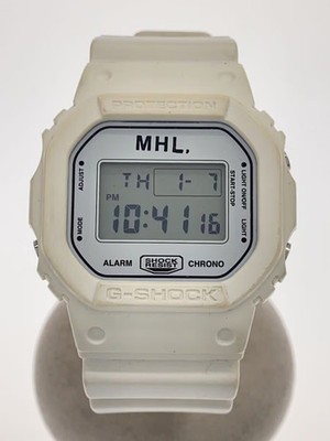CASIO MHL. Quartz Wristwatch Digital Rubber WHT WHT DW 5600VT