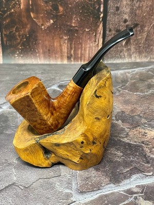 Pipe Palace Pipes Bent Paneled Sitter Briar Pipe