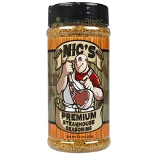 Nic's Premium Steakhouse Seasoning Steak Prime Rib Rub 7.8oz Bottle Savory Herbs
