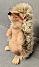 Steiff 1960's "Joggi" Hedgehog Mohair and Dralon Plush - Spike Hair Felt Feet