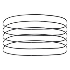 1350mm GT-2 Timing Belt, 5pcs 6mm Width 2mm Pitch 3D Printing Closed Loop, Black