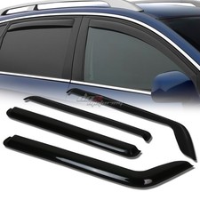 For 06-10 Hummer H3 Suv Smoke Tint Window Visor Shadevent Windrain Deflector