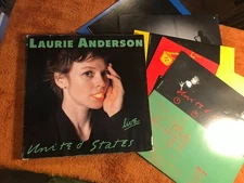 LAURIE ANDERSON United States Live 5 LP Box Set 1984 Rare Original art synth !