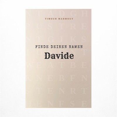 Finde Deinen Namen Davide