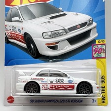 Hot Wheels 98 Subaru Impreza 22b-sti Version White Hw The 90s New 2021 Hot Wheels 98 Subaru Impreza 22b-sti Version White Hw The 90s New 2021